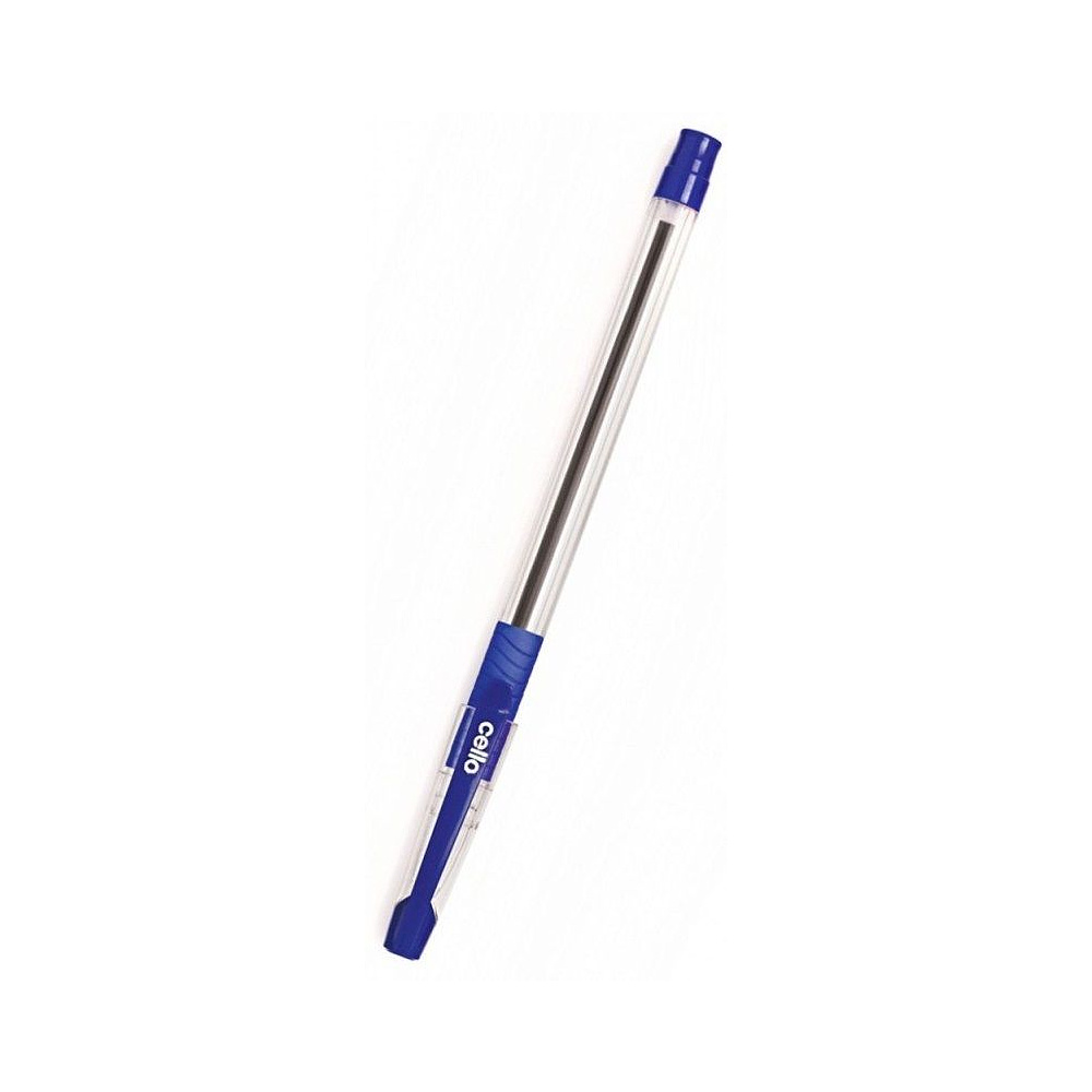 Ручка шариковая "Slimo", 1.0 мм, прозрачный, стерж. синий - 2