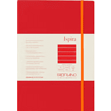 Блокнот "Fabriano. Ispiria", A5, 96 листов, линейка, красный