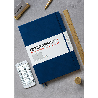 Блокнот "Leuchtturm1917. Master Slim", А4+, 61 лист, линейка, шалфей - 5