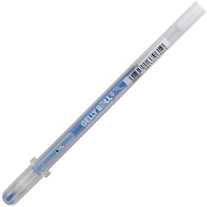 Ручка гелевая "Gelly Roll Stardust", 0.5 мм, прозрачный, стерж. морская волна