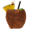 Украшение елочное "Coconut Drink", 9 см, стекло, коричневый - 2