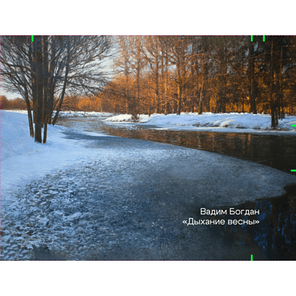 Кошелек "Дыхание весны”, Вадим Богдан, текстиль, разноцветный - 4