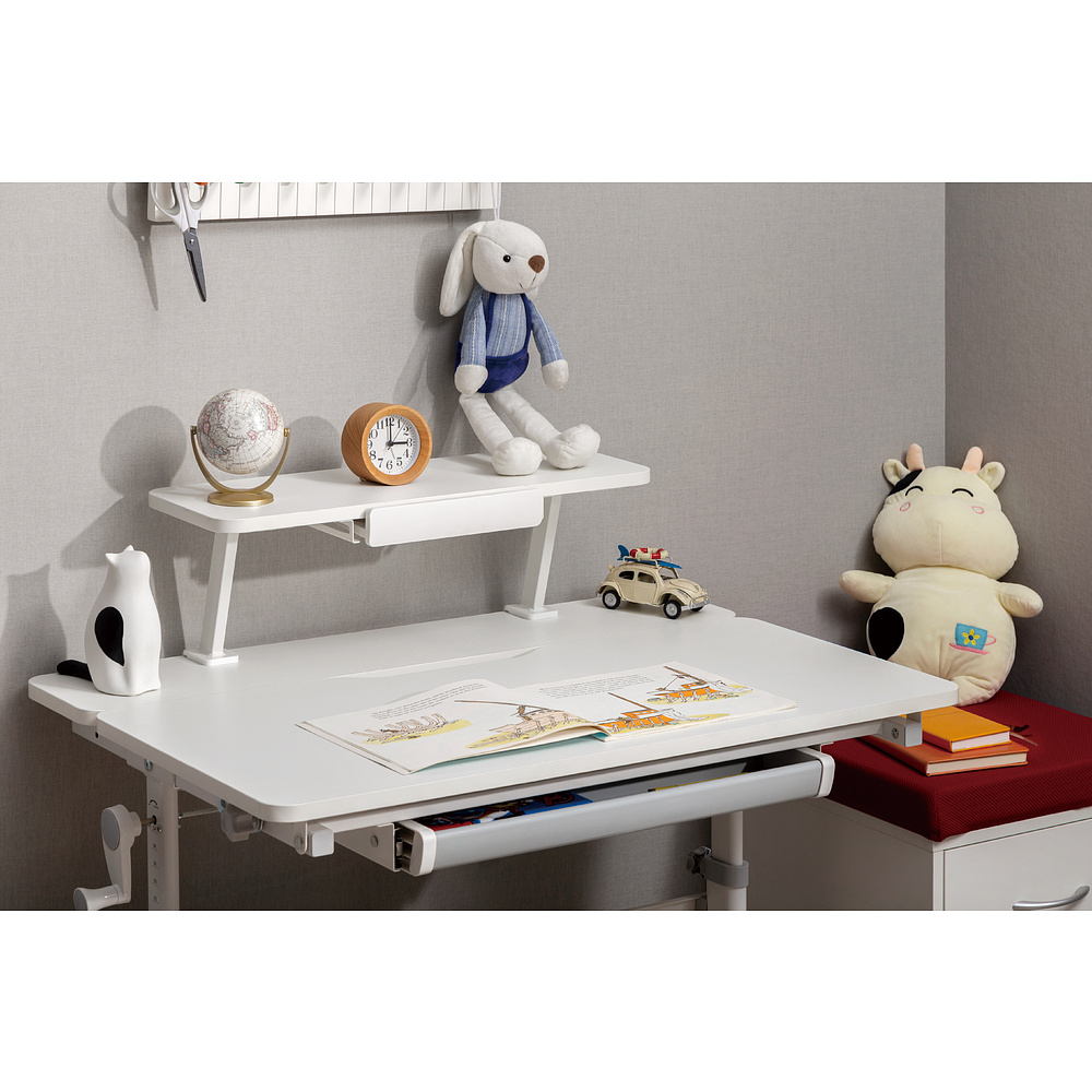 Полка Ergosmart E611 WHITE, 600х214х295 мм, белый - 9
