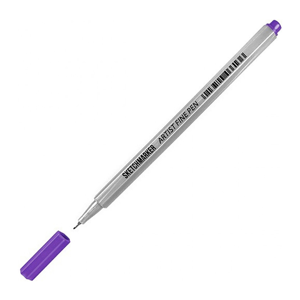 Ручка капиллярная "Sketchmarker", 0.4 мм, фиолетовый флуоресцентный