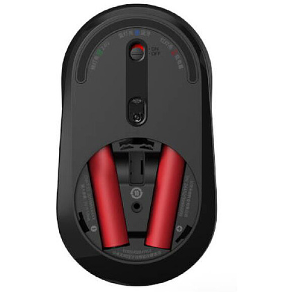 Мышь Xiaomi "Mi Dual Mode Wireless Mouse Silent (HLK4041GL)", беспроводная, 1300  dpi, 4 кнопки, черный - 5