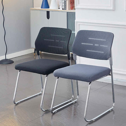 Кресло д/посетителей SitUp SKY Chrome сетка, черный - 5