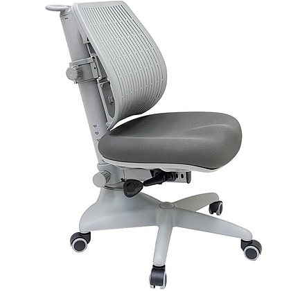 Кресло детское Comf-Pro UR-C3 SPEED ULTRA Chair, пластик, ткань, пластик, корпус серый, с чехлом салатовым, серый