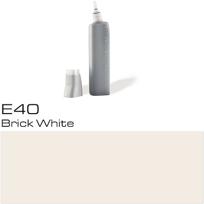 Чернила для заправки маркеров "Copic", E-40 кирпичный белый