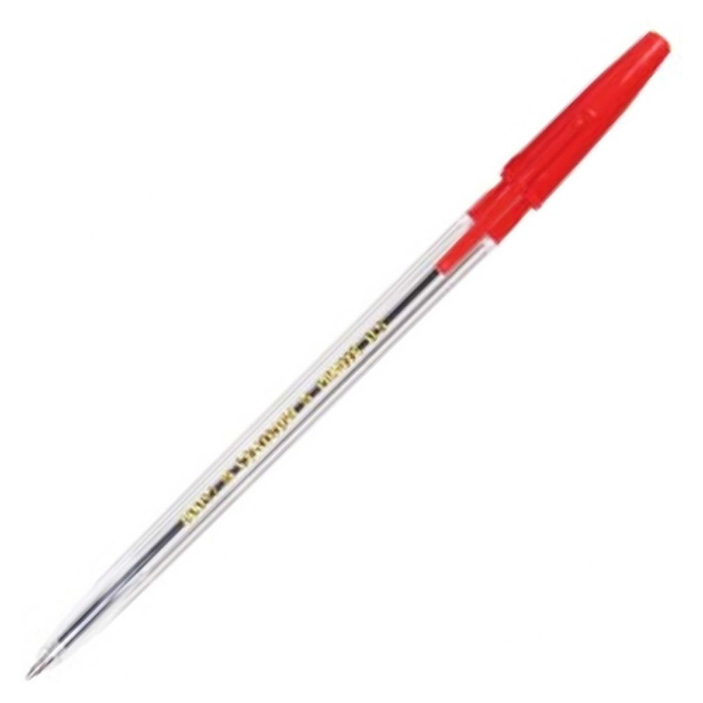 Ручка шариковая "Pioneer", 0.5 мм, прозрачный, стерж. синий - 3