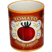 Кашпо "Tomato", доломит, разноцветный