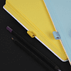 Блокнот "Doodle yellow paper", А5, 96 листов, фиолетовый, срез желтый - 4