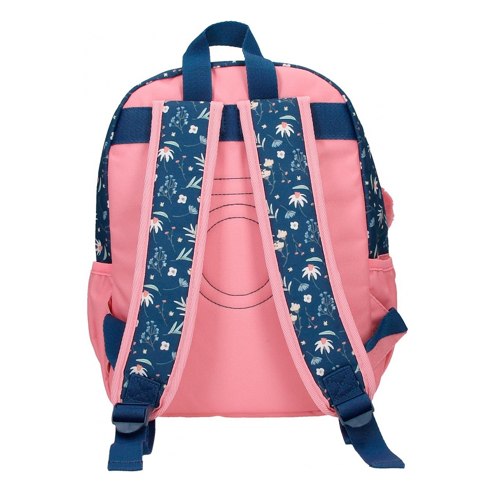 Рюкзак школьный "Ciao bella", M, 1 отделение, синий, розовый - 3