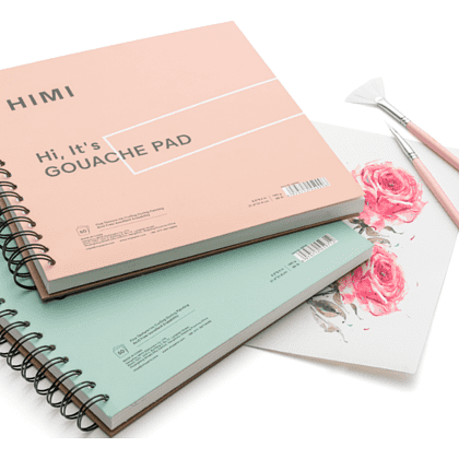 Скетчбук "Himi", 21.6x21.6 см, 160 г/м2, 50листов, зелёный - 7