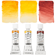 Краски акварельные "Schmincke. Horadam Naturals. Fire", набор 3 цвета, 5 мл, тубы