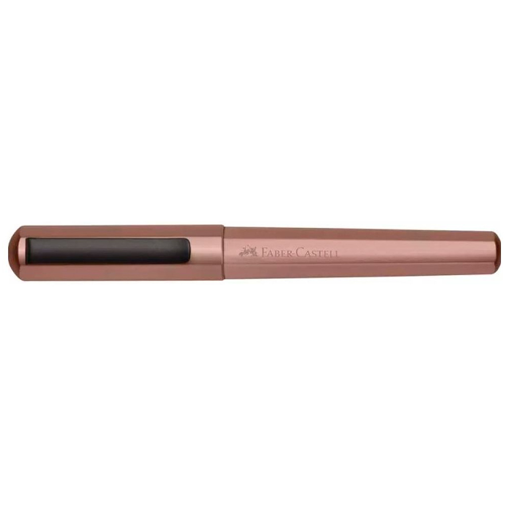 Ручка-роллер "Ink roller Hexo bronze", бронзовый, стерж. черный - 3