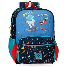 Рюкзак школьный Enso "Outer space" L, синий, черный