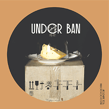 Скетчбук «Под запретом», Алеся Скоробогатая, 12х12 см, 140 г/м2, 80 листов, капучино