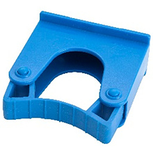 Зажим резиновый к настенному креплению, синий