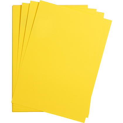 Бумага цветная "Maya", А4, 120г/м2, желтый