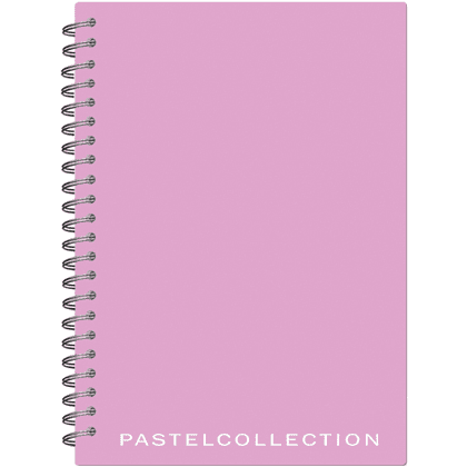 Тетрадь "Pastel Collection", А5, 80 листов. клетка, розовый, фиолетовый 