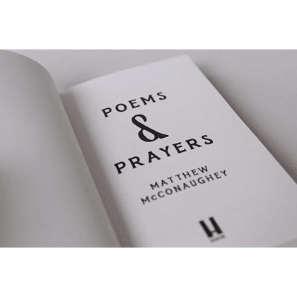 Книга на английском языке "Poems & Prayers", Matthew McConaughey - 5