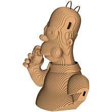 Пазл картонный 3D "Бюст Гомер"