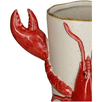Ваза керамическая "Lobster", 22х16х32 см, красный - 2