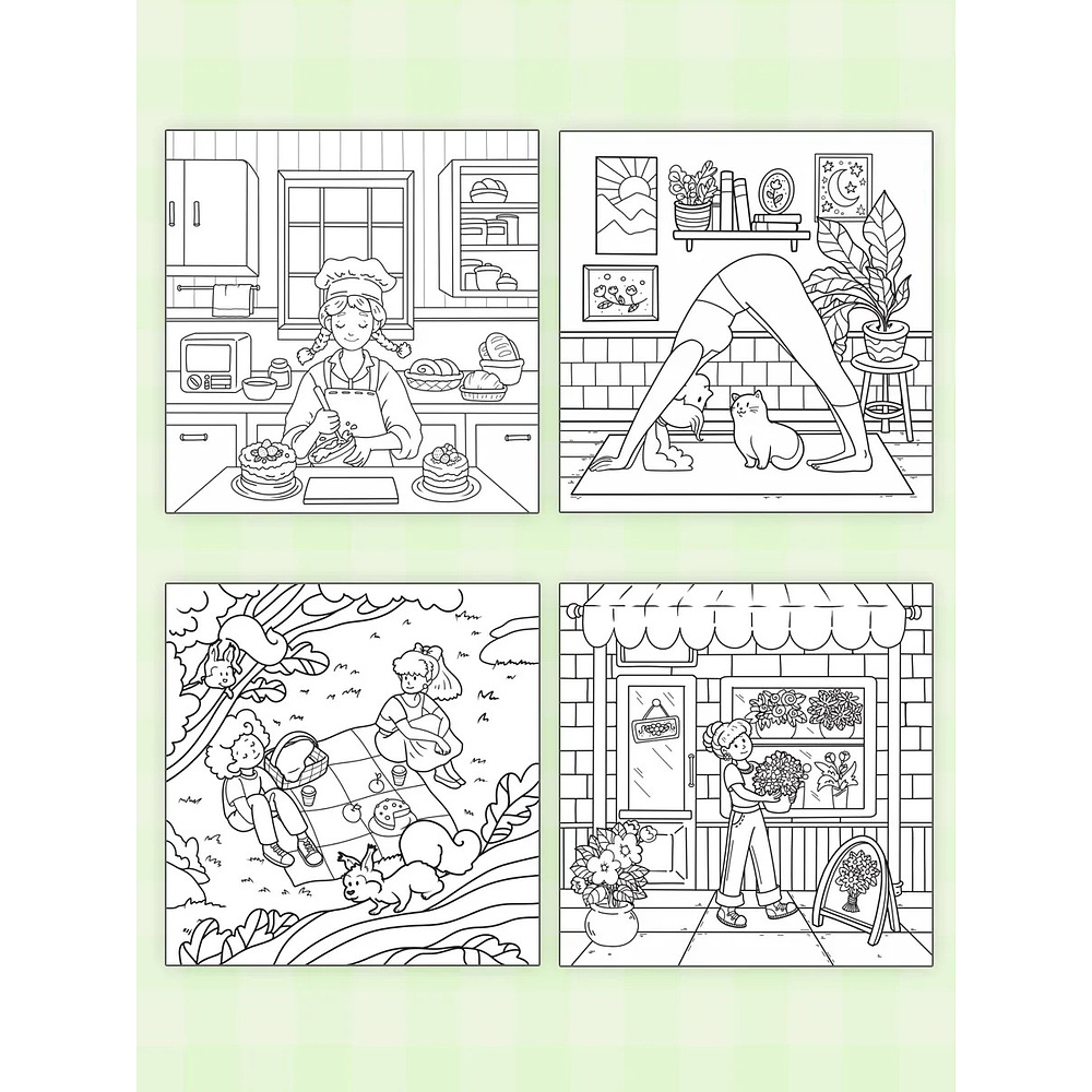 Раскраска "Уютная раскраска. Мир девчонок" - 2