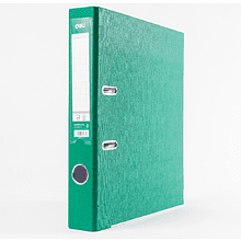 Папка-регистратор "Deli", А4, 50 мм, зеленый