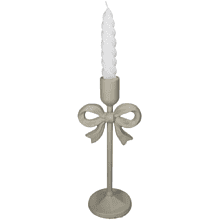 Подсвечник "Bow", 10,5x8,5x25,5 см, слоновая кость