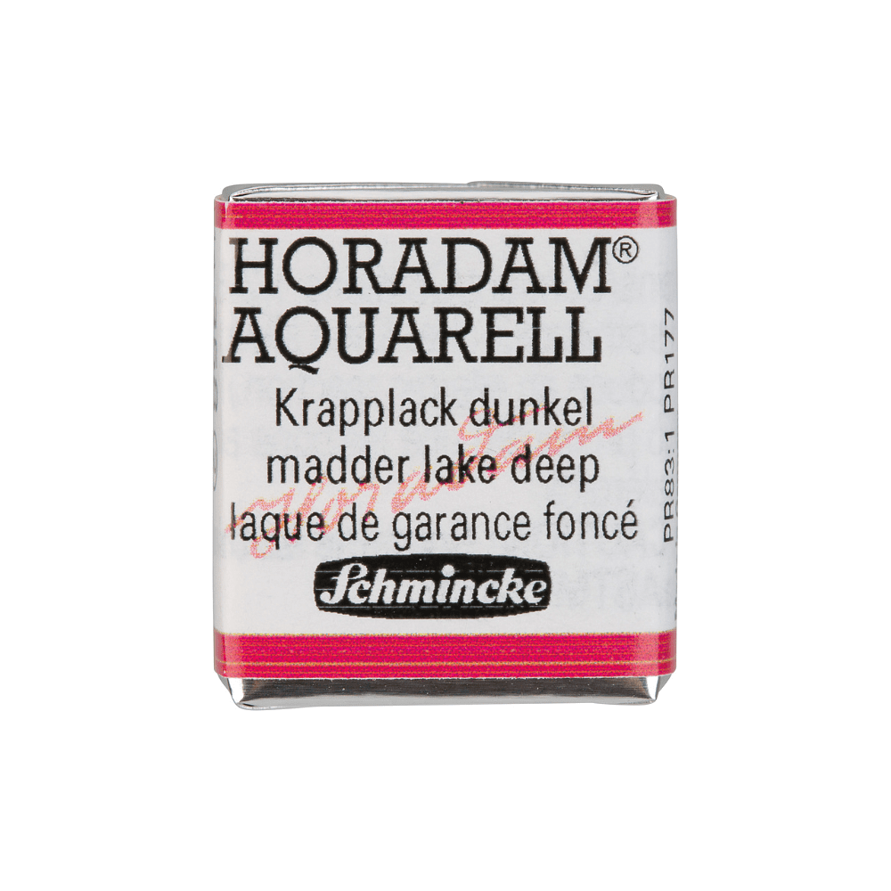 Краски акварельные "Schmincke Horadam", 358 розовая марена темная, полукювета