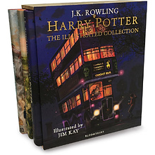 Комплект книг на английском языке "Harry Potter - The Illustrated Edition 3 books in set", Rowling J.K.