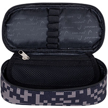 Пенал Astra "Grey bricks", 1 отделение, серый