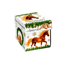 Печенье "Предсказание", 6 г, 6 шт, в новогодней коробке, белая