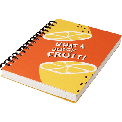 Блокнот "Fruits лимон", А6, 120 листов, в клетку, разноцветный - 2