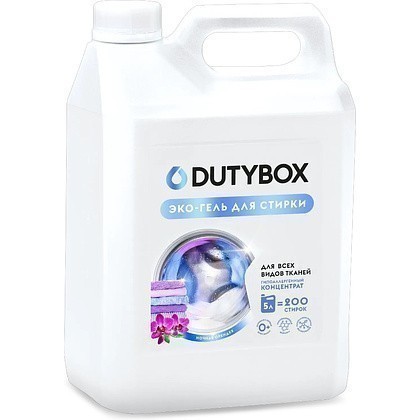 Средство для стирки Dutybox Ночная орхидея, 5 л, экологичное, гель-концентрат