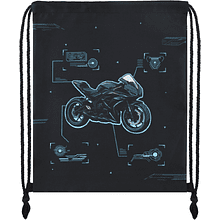 Мешок для обуви "Sport bike", черный