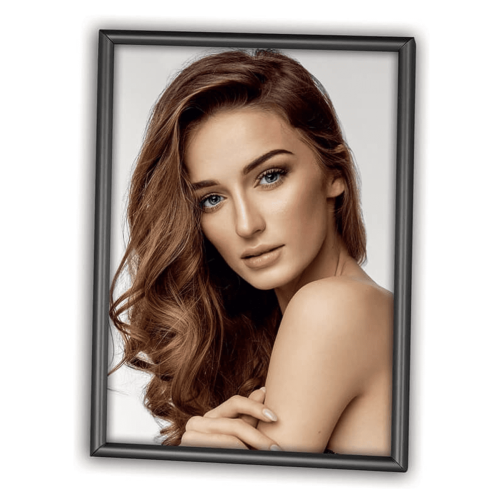 Фоторамка "IN SILVER", 7х10 см, металлическая, со стеклом, черный