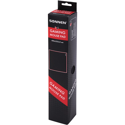 Коврик для мыши "Cyber Outlaw", 400х355х3 мм, ткань, черный - 2