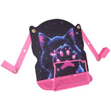 Подставка для книг "Cosmo Cat", черный, розовый