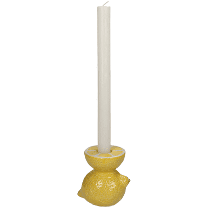 Подсвечник "Lemon", 10х7х10 см, желтый - 2