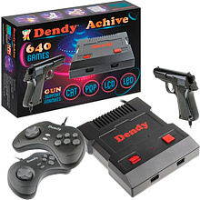 Игровая приставка Dendy Achive, 640 игр + световой пистолет