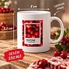 Кружка керамическая "Color of Belarus. Pantone Ikra balotnaya", 330 мл, белый - 3