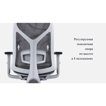 Кресло для руководителя SitZone CH-283A-P1 сетка, черный - 11