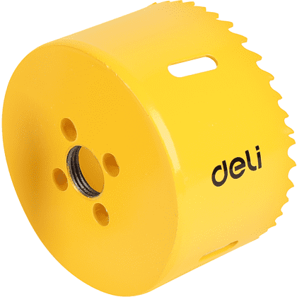 Коронка биметаллическая Deli YS EDH-SKK064-E1, 64 х 38 мм, М14 Коронка биметаллическая Deli YS EDH-SKK064-E1, 64 х 38 мм, М14