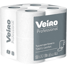 Бумага туалетная "Professional Comfort", 2 слоя, 8 рулонов