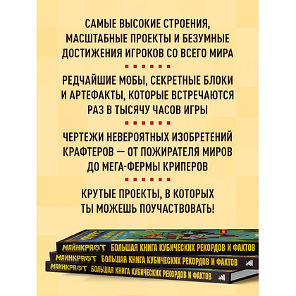Книга "Майнкрафт. Большая книга кубических рекордов и фактов", Матиас Бринде - 4