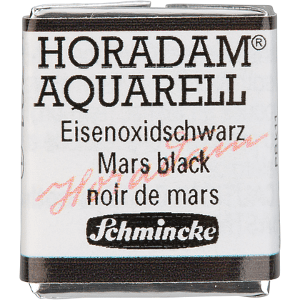 Краски акварельные "Schmincke Horadam", 791 Марс черный, полукювета