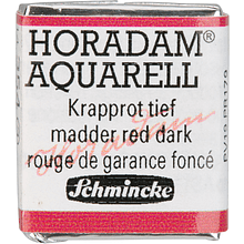 Краски акварельные "Schmincke Horadam", 354 краплак красный темный, полукювета