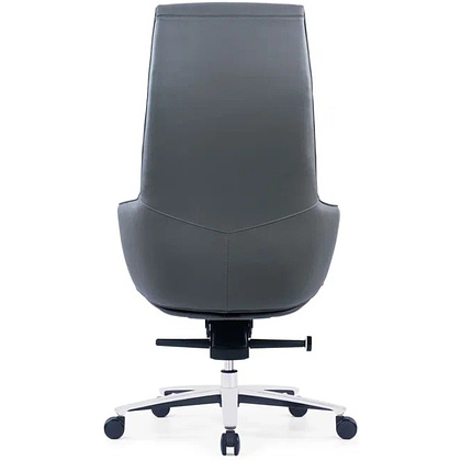 Кресло компьютерное SitZone CH-500A, кожа, алюминий, черный - 5